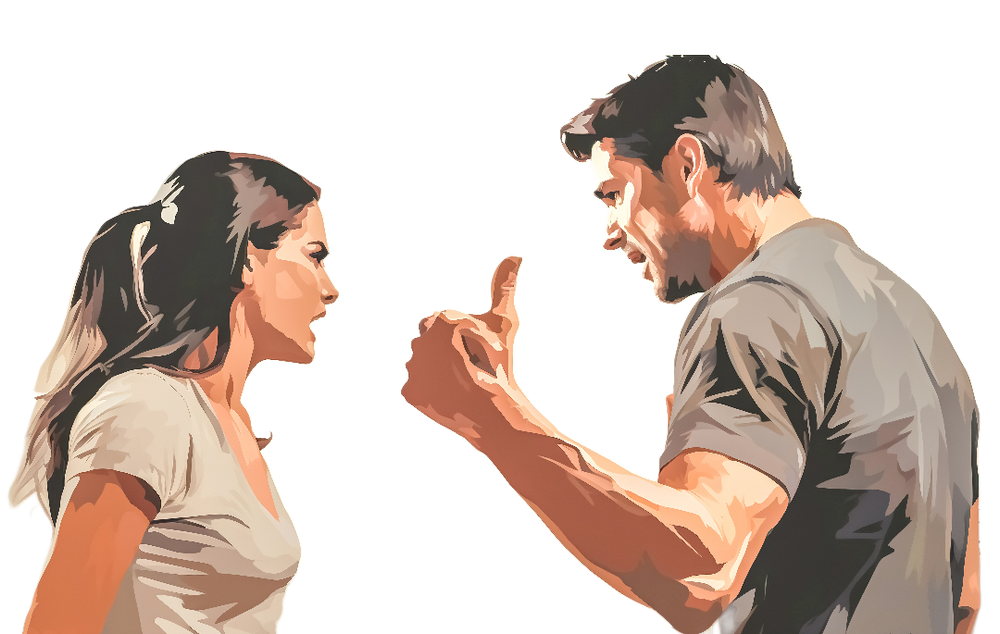  "You always blame me"
