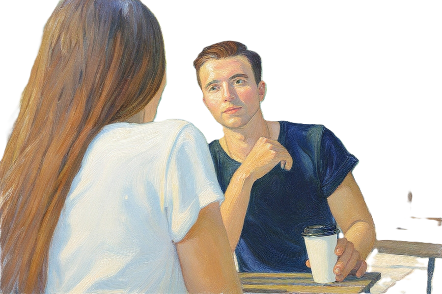 "Yes I can listen to you"
